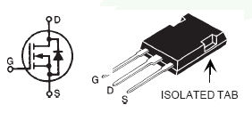 IXFR200N10P, N-канальный силовой MOSFET транзистор со встроенным быстрым диодом (HiPerFET)